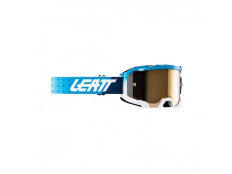 Ochelari cross-enduro LEATT Velocity 4.5 IRIZ CYAN BRONZE UC 68% - Albastru/Alb