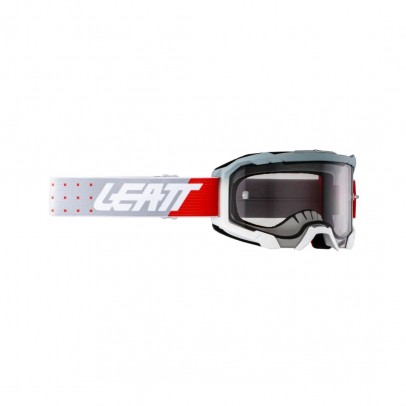 Ochelari cross- enduro LEATT Velocity 4.5 GOGGLE FORGE LIGHT GRAY 58% - Gri/Alb/Rosu