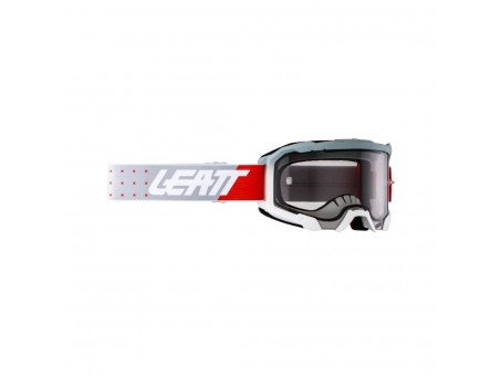 Ochelari cross- enduro LEATT Velocity 4.5 GOGGLE FORGE LIGHT GRAY 58% - Gri/Alb/Rosu