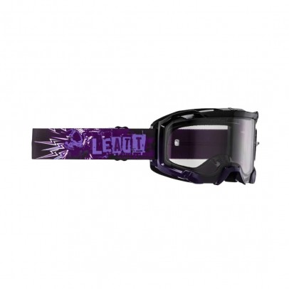 Ochelari cross-enduro LEATT Velocity 4.5 GOGGLE UV 58% - Mov/Negru