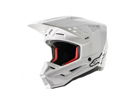 Casca cross-enduro Alpinestars Supertech S-M5 ROVER - Alb