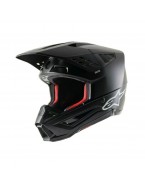 Casca cross-enduro Alpinestars Supertech S-M5 SOLID - Negru mat