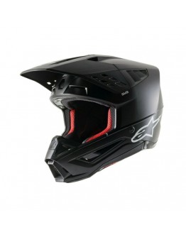 Casca cross-enduro Alpinestars Supertech S-M5 SOLID - Negru mat