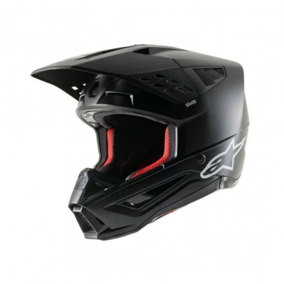 Casca cross-enduro Alpinestars Supertech S-M5 SOLID - Negru mat