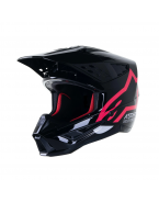 Casca cross-enduro Alpinestars Supertech S-M5 COMPASS  - Negru/Roz