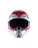 Casca cross-enduro Alpinestars Supertech S-M5 BOND - Alb/Rosu