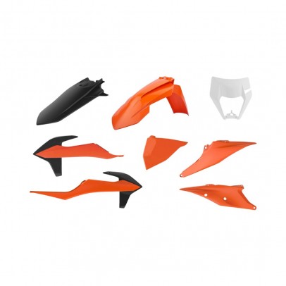 Kit Plastic Standard KTM EXC/EXC-F/XC-W/XC-F-W 2022 – Polisport 90909