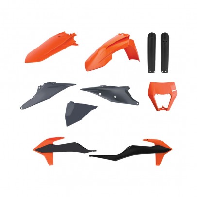 Kit Plastic Complet KTM EXC/EXC-F/XC-W/XC-F-W 2020-2023 – Polisport 91040