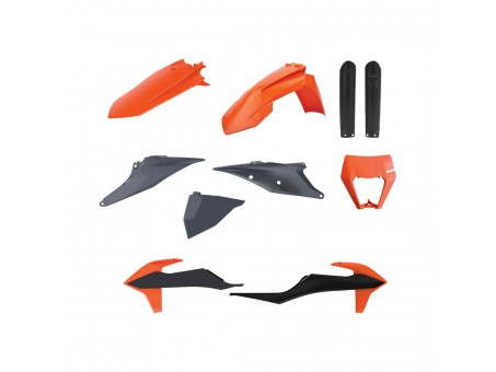 Kit Plastic Complet KTM EXC/EXC-F/XC-W/XC-F-W 2020-2023 – Polisport 91040