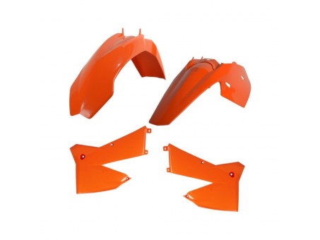 Kit accesorii carena din plastic model 2 KTM SX, XC - Portocaliu