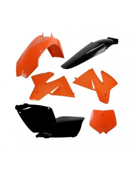 Kit plastice POLISPORT - KTM SX '00 - Portocaliu Negru