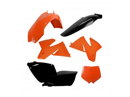 Kit plastice POLISPORT - KTM SX '00 - Portocaliu Negru