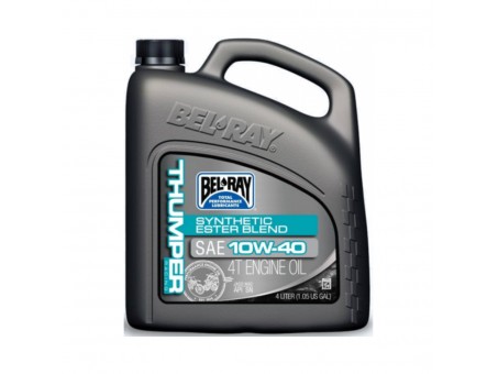 Ulei de motor Bel-Ray THUMPER RACING SYNTHETIC ESTER BLEND 4T 10W40 4l