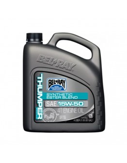 Ulei de motor Bel-Ray THUMPER RACING SYNTHETIC ESTER BLEND 4T 15W50 4l