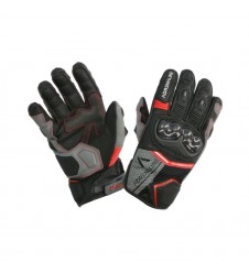 Manusi Touring Piele ADRENALINE HEXAGON PPE - Negru/Gri/Rosu