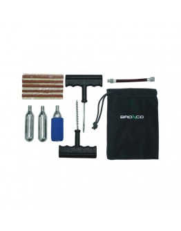 Kit reparare anvelope BRONCO (kit pana) (7 elemente)