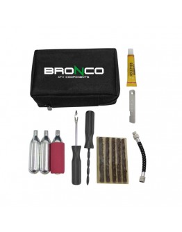 Kit reparare anvelope BRONCO (kit pana) (9 elemente)