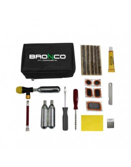 Kit reparare anvelope BRONCO (kit pana) (15 elemente)