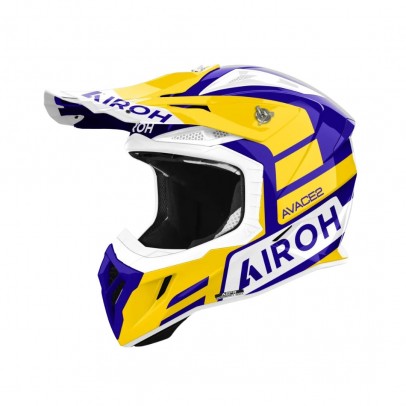 Casca cross-enduro AIROH HELMET AVIATOR ACE 2 - Galben/Mov