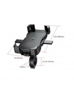 Suport telefon BIKETEC cu incarcator R13W WIRELESS USB QC