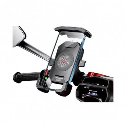 Suport telefon BIKETEC cu incarcator wireless BIKETEC R15W-PD