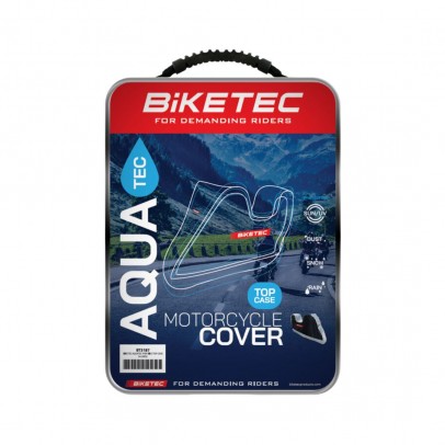 Husa moto impermeabila Biketec Aquatec, Top Case