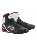 Ghete touring Faster-3 Ridenit Alpinestars - Negru/Rosu/Alb