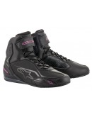 Ghete touring Stella Faster- 3 Alpinestars - Negru/Roz