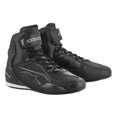 Ghete touring Stella Faster- 3 Alpinestars - Negru/Alb