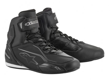 Ghete touring Stella Faster- 3 Alpinestars - Negru/Alb