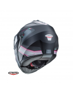 Casca flip-up Caberg Duke X SV Tour G5 - Negru/Fuchsia/Antracit/Mat - Pinlock ready