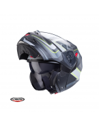 Casca flip-up Caberg Duke X SV Tour I5 - Negru/Galben/Antracit/Mat - Pinlock ready