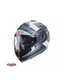 Casca flip-up Caberg Duke X SV Tour I5 - Negru/Galben/Antracit/Mat - Pinlock ready