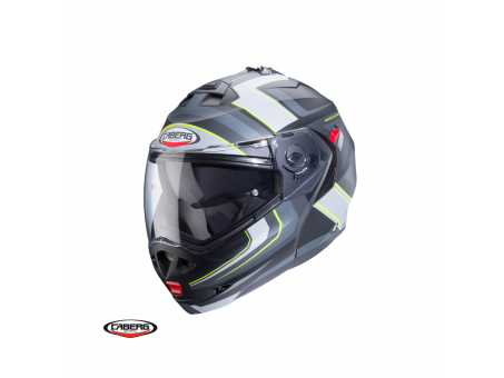 Casca flip-up Caberg Duke X SV Tour I5 - Negru/Galben/Antracit/Mat - Pinlock ready