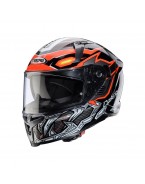 Casca Moto Integrala CABERG AVALON X GURKHA - Negru/Gri/Portocaliu