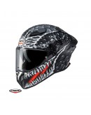 Casca integrala Caberg model Drift Evo II SV Crok H9 - Negru/antracit/rosu fluor mat Pinlock ready