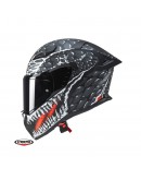 Casca integrala Caberg model Drift Evo II SV Crok H9 - Negru/antracit/rosu fluor mat Pinlock ready