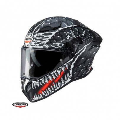 Casca integrala Caberg model Drift Evo II SV Crok H9 - Negru/antracit/rosu fluor mat Pinlock ready