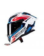 Casca integrala Caberg model Drift Evo II SV Jarama H7 Alb/Rosu/Albastru lucios Pinlock ready