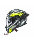 Casca integrala Caberg model Drift Evo II SV Jarama L6 Negru/Gri/Galben fluor mat Pinlock ready