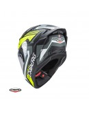 Casca integrala Caberg model Drift Evo II SV Jarama L6 Negru/Gri/Galben fluor mat Pinlock ready