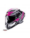 Casca integrala Caberg model Drift Evo II SV Horizon N6 gri/negru/fuchsia mat Pinlock ready