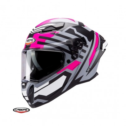 Casca integrala Caberg model Drift Evo II SV Horizon N6 gri/negru/fuchsia mat Pinlock ready