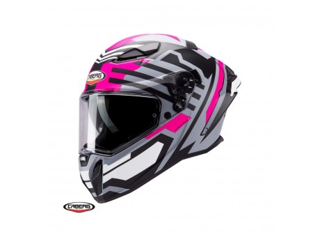 Casca integrala Caberg model Drift Evo II SV Horizon N6 gri/negru/fuchsia mat Pinlock ready