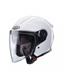 Casca open face CABERG Jet  FLYON II - Alb