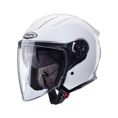 Casca open face CABERG Jet  FLYON II - Alb