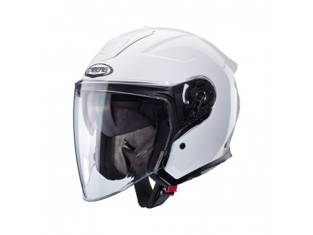 Casca open face CABERG Jet  FLYON II - Alb