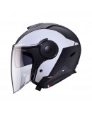 Casca open face CABERG Jet SOHO MILANO - Alb/Negru