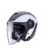 Casca open face CABERG Jet SOHO MILANO - Alb/Negru