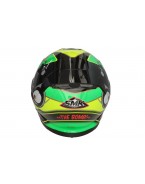 Casca integrala Smk Twister  - Negru/Verde/Galben/Fluorescent